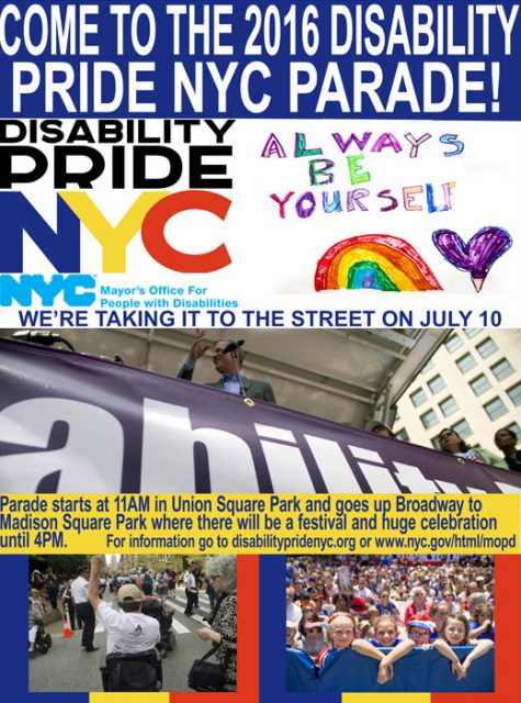 Disability pride parade