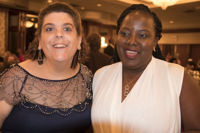 Following the fire, HeartShare staff helped five ladies with intellectual and developmental disabilities adjust to the reality of losing their home and personal belongings. While at Hampton Inn, staff still brought the ladies shopping for new dresses to enjoy a night out at HeartShare Residential Services Dinner Dance on September 19, 2016, which was a welcome distraction considering recent circumstances.