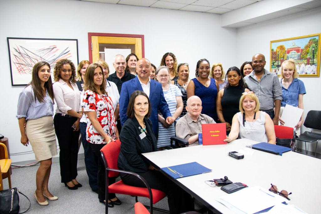 HeartShare Resident and Former Willowbrook Resident Henry Geller Presents Memoir to the College of Staten Island Library’s Willowbrook Archive